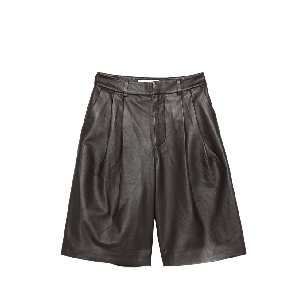 Yves Salomon Shorts - Marrone | c7449ed3b32775d5a9ec0d0b5db28db6c2cdf1e5