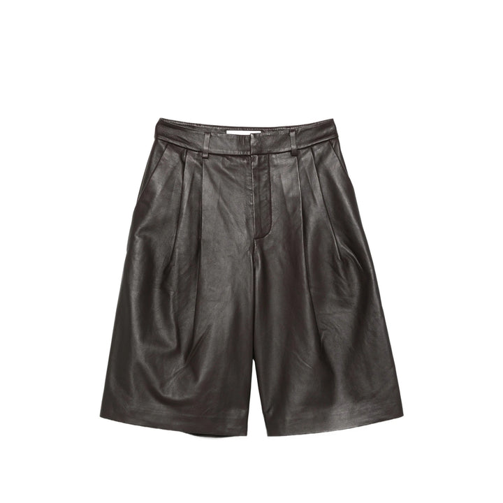 Yves Salomon Shorts - Marrone | c7449ed3b32775d5a9ec0d0b5db28db6c2cdf1e5