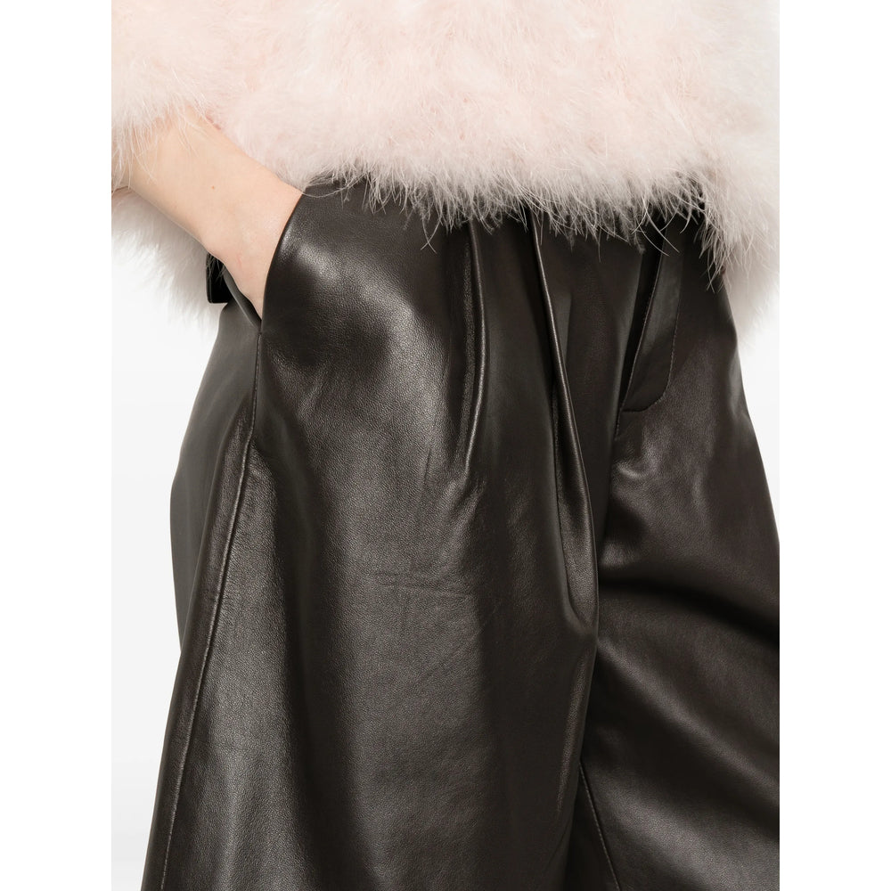 Yves Salomon Shorts - Marrone | dff358f9b1f0017ed216bc7c0e40df8b11bd2009