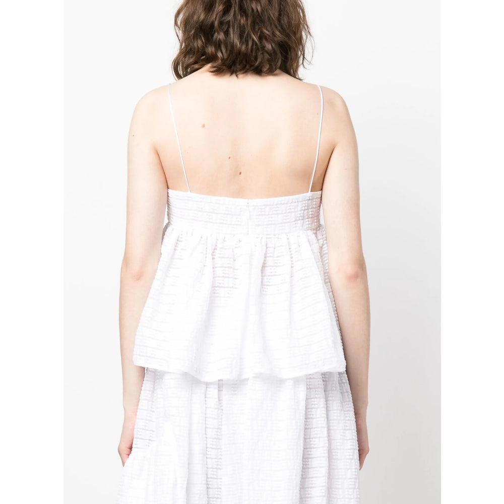 Cecilie Bahnsen Top - Bianco | 44871df35ebdc2e64aef3cbca0544b00cc42f937
