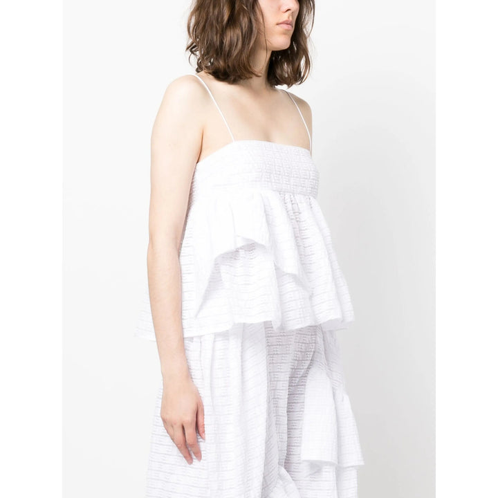 Cecilie Bahnsen Top - Bianco | a91dc60649e7890e3f533556c8ab0df78187a1bd