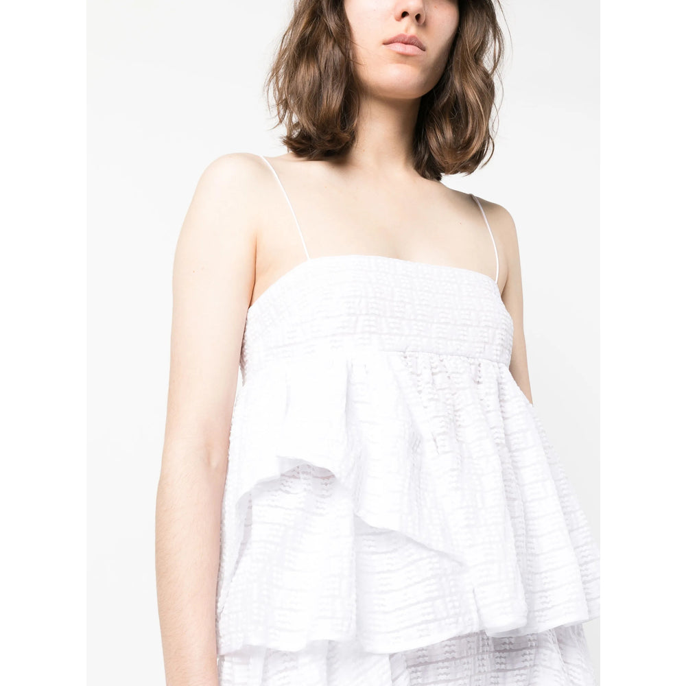 Cecilie Bahnsen Top - Bianco | 887a511bf66060144b1500bdfaa70113294dfef1