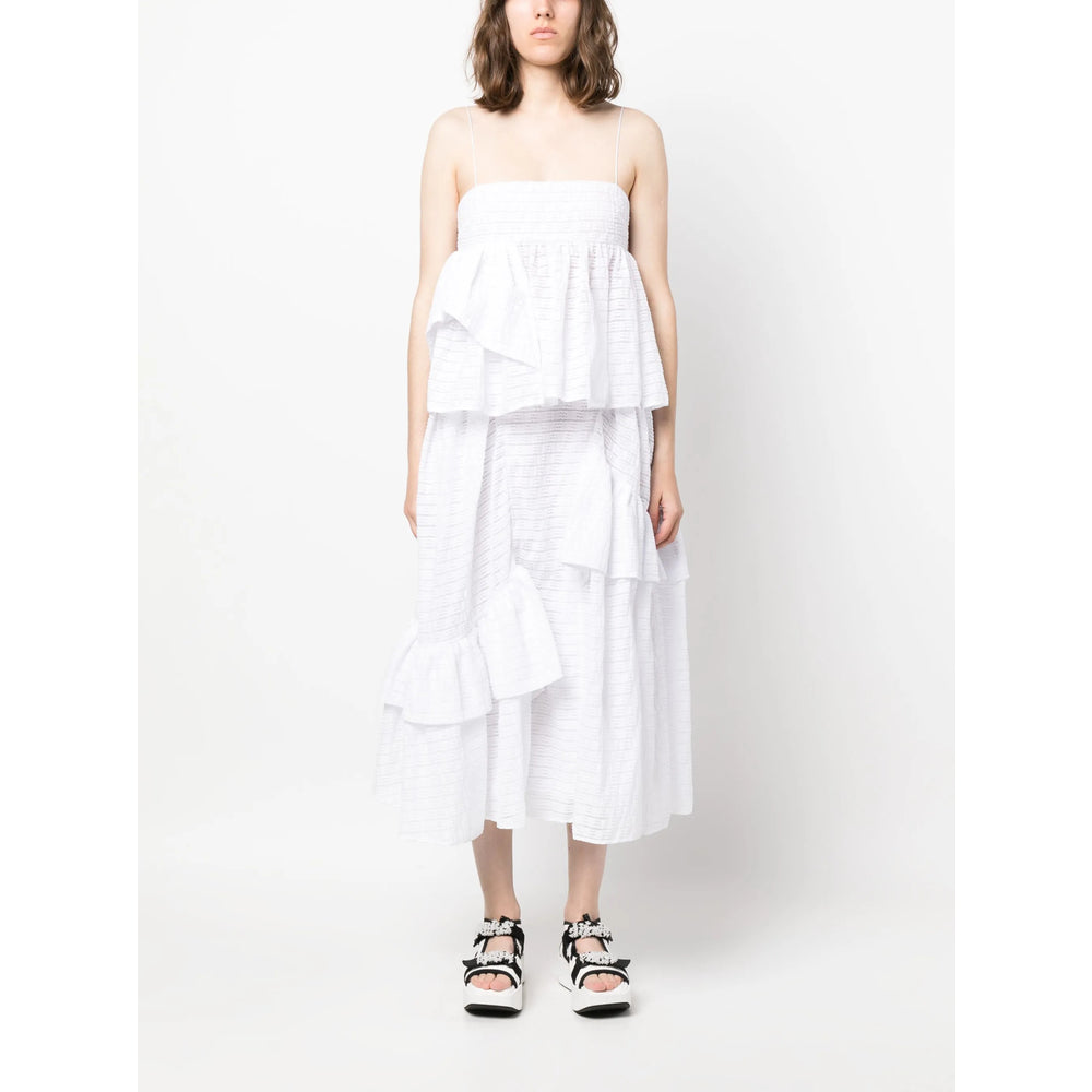 Cecilie Bahnsen Top - Bianco | 35b29bf7a598c5b83f9d0d4dbc46c16bf9c01fc3