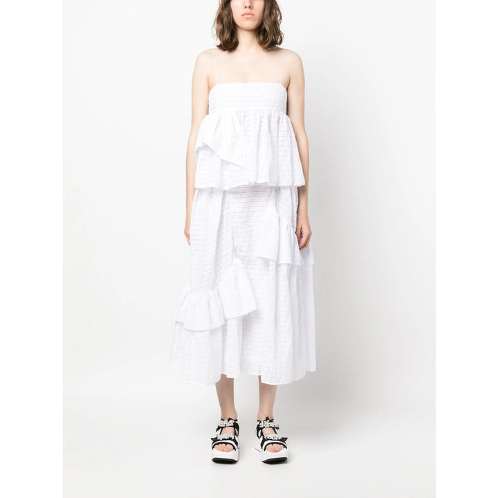 Cecilie Bahnsen Top - Bianco | 35b29bf7a598c5b83f9d0d4dbc46c16bf9c01fc3