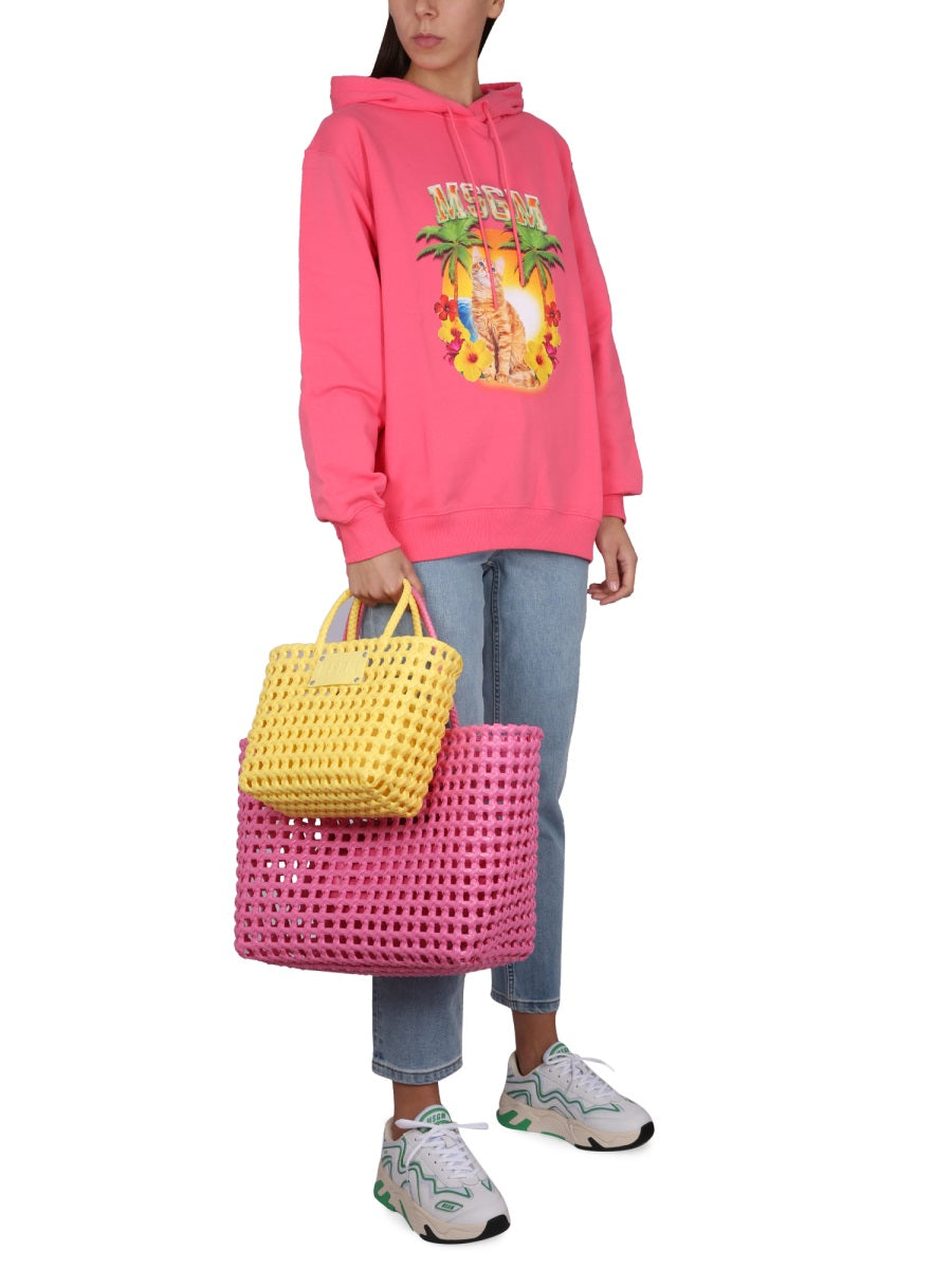 MSGM Felpe - Fucsia | Wanan Luxury