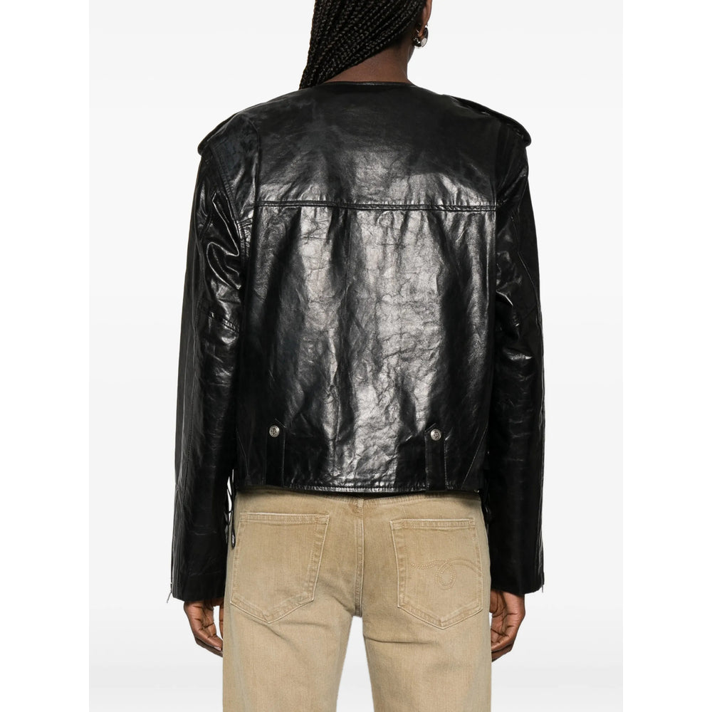 R13 Leather Outerwears - Nero | adcd1c842ce64442616e14f8517b97be4fd8415c