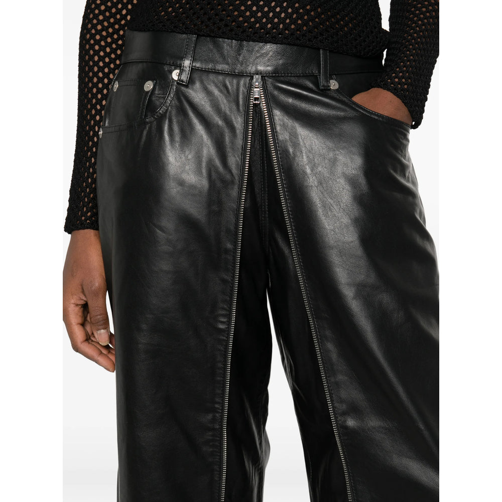 R13 Leather Pants - Nero | f2c2b5716c2cb399432094b8fdc3dcad7e08e916