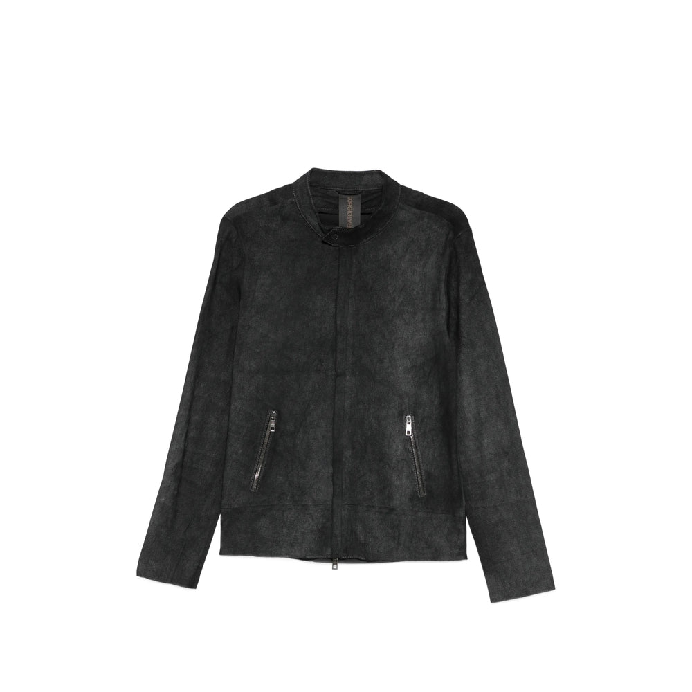 Giorgio Brato Leather Outerwears - Nero | b08301cbd00dea2d490cad36687a85f0706b18b9