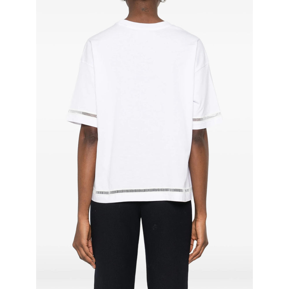 Vivetta T Shirt - Bianco, Blu | d83b8d4c013e9041bfa7bc3c314edb95fb43e4c3