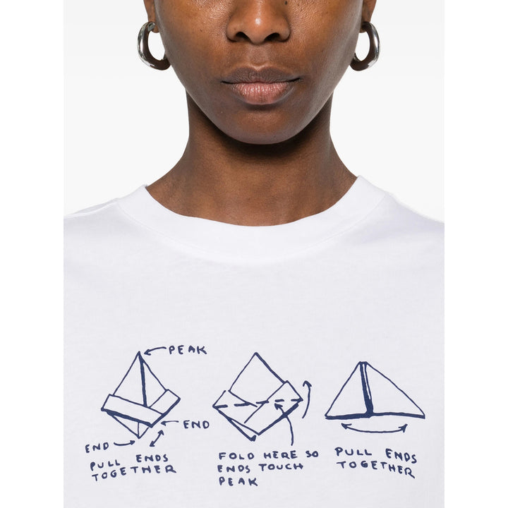 Vivetta T Shirt - Bianco, Blu | 85179294ffa46daf01b8c50d06b4b3abc52fccf6