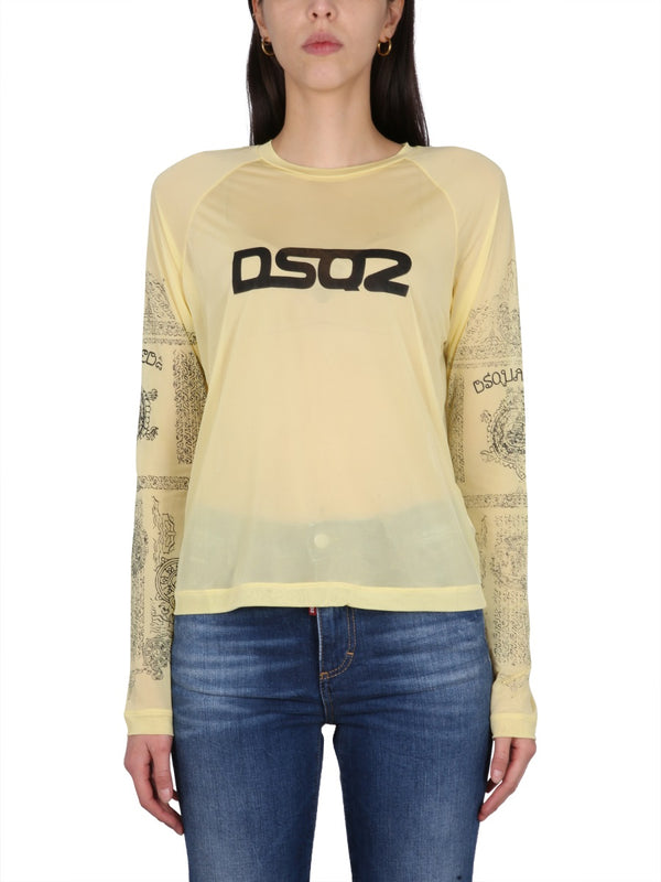 Camiseta Estampada con Logo