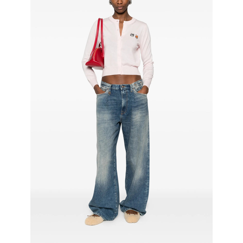 Maison Kitsuné Maglioni - Rosa | f8a6fb122db9c243a6c40f3865542fb0d07b4023