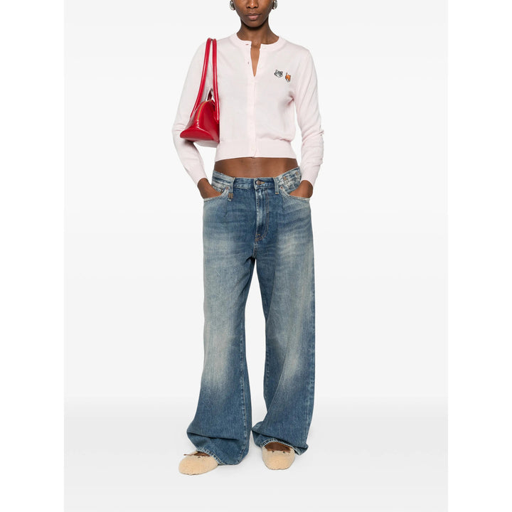 Maison Kitsuné Maglioni - Rosa | f8a6fb122db9c243a6c40f3865542fb0d07b4023