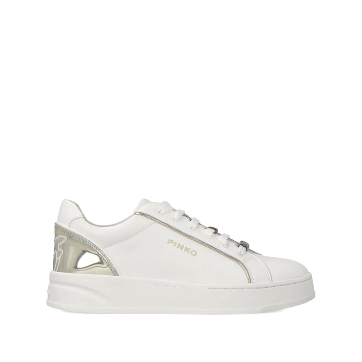 Pinko Sneakers - Bianco, Argento | 3a6d064ba528f4c1a905afd05d08775fbc149dae