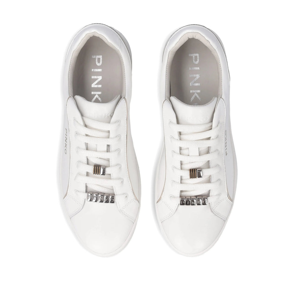 Pinko Sneakers - Bianco, Argento | 0525ccab9c635458012ebe5093af694d514b1065