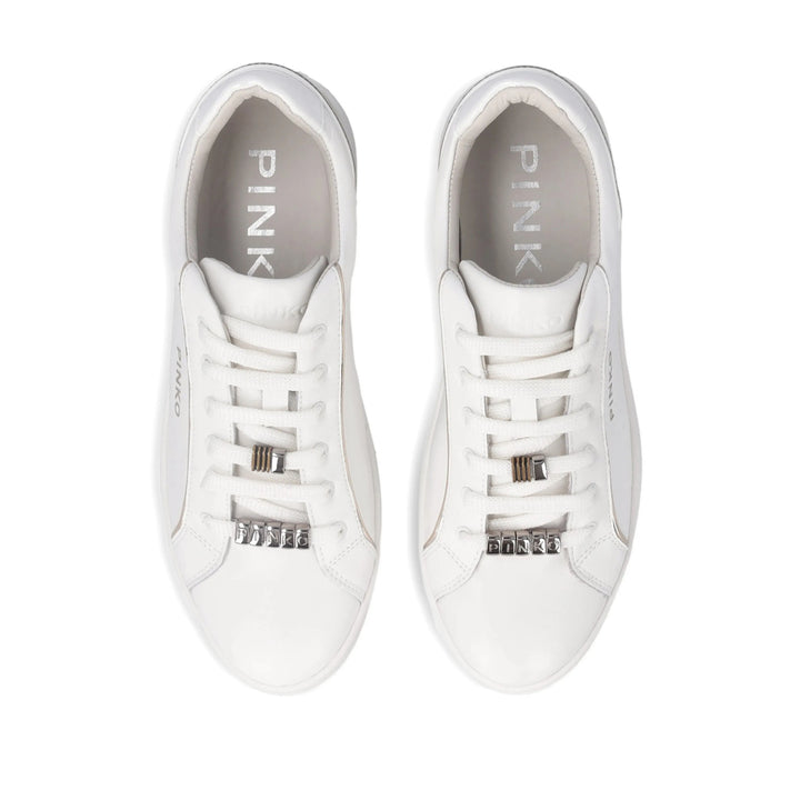 Pinko Sneakers - Bianco, Argento | 433a90b944b2c9caddfdf7790ea651cef16774a7