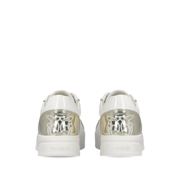 Pinko Sneakers - Bianco, Argento | df8264d382d500c67c7d6ea0a793e73e6b7bb328