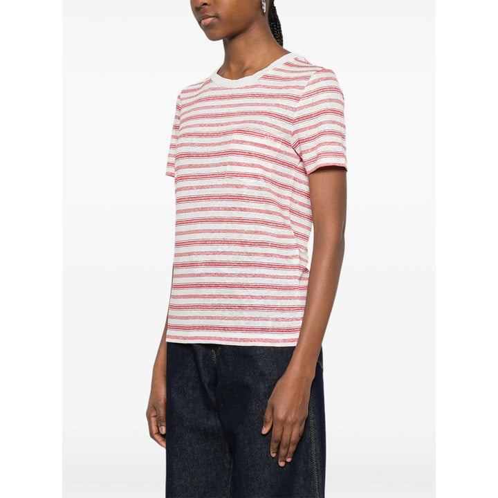 A.P.C. T Shirt - Rosso, Bianco | f8f263b0caec5999489cfe4ead4113a63cae9f2c