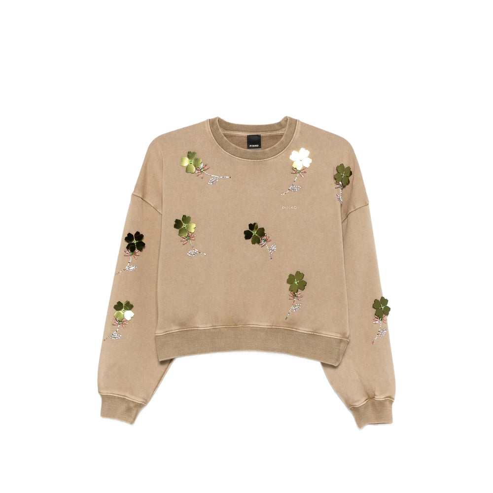 Pinko Felpe - Neutro | d8720cba5dcc10c2ebddf4401fbf16dd9a2c7d49