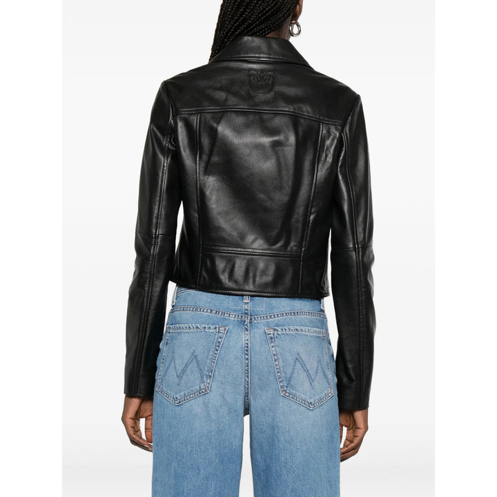 Pinko Leather Outerwears - Nero | 941357c5b6b520d11ea834c239d2a469fdfe49b2
