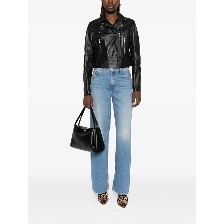 Pinko Leather Outerwears - Nero | 044cd10b128823f54fc5b1b72c2ed81df33c9022