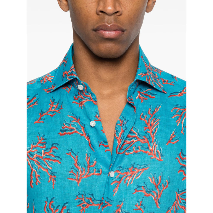 Isaia Camicie - Blu, Arancione | a6f89c3b0a5cc6250fd6c43d9885dda006f0de3f
