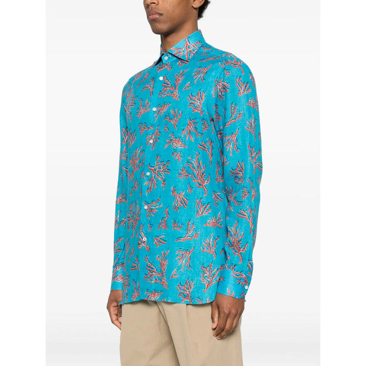 Isaia Camicie - Blu, Arancione | c8d9a44b4f93ec80b7ee097b0e79780027b1c83d