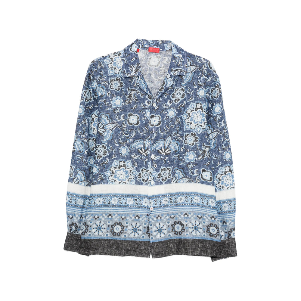 Isaia Camicie - Blu, Grigio | 57d2cfaa0ba14521c022fade460f4ebf189b22ab
