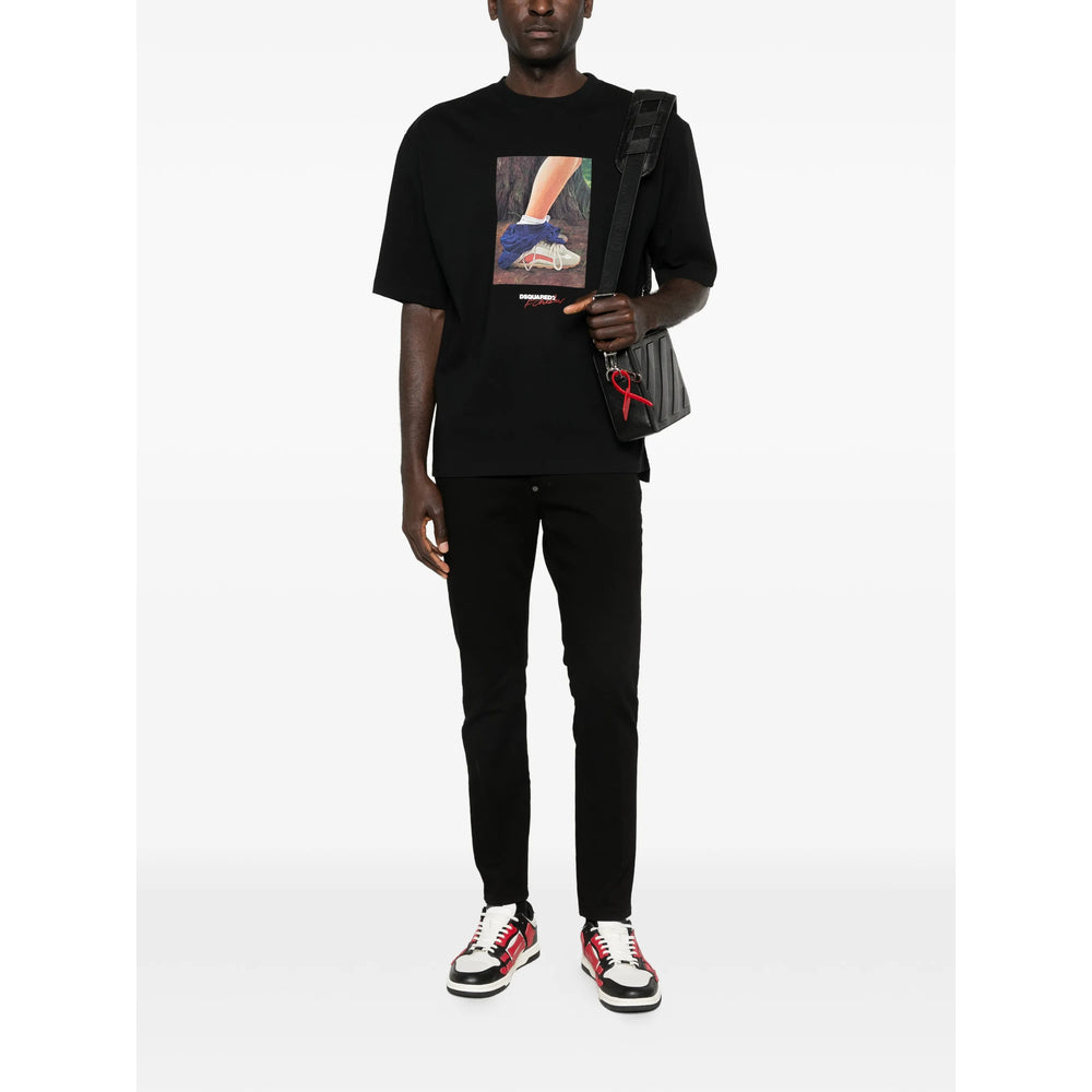 Dsquared2 T Shirt - Nero | 074f538b646e8af5e31ffb21990a314669526ed7