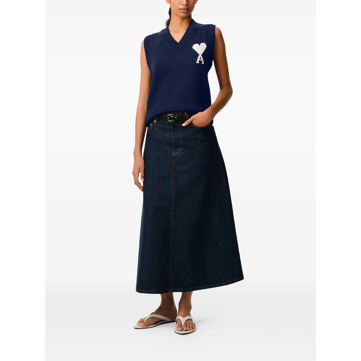 Ami Paris Maglioni - Blu | b478a0a97b40e8b00a55998d0404effaace059ac