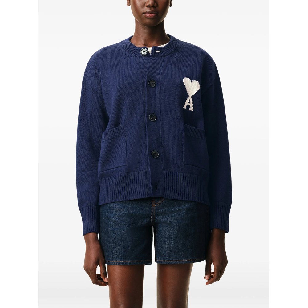 Ami Paris Maglioni - Blu, Bianco | 92a513d6e8ab6583c059c2dd7d413dfe43fdffdb