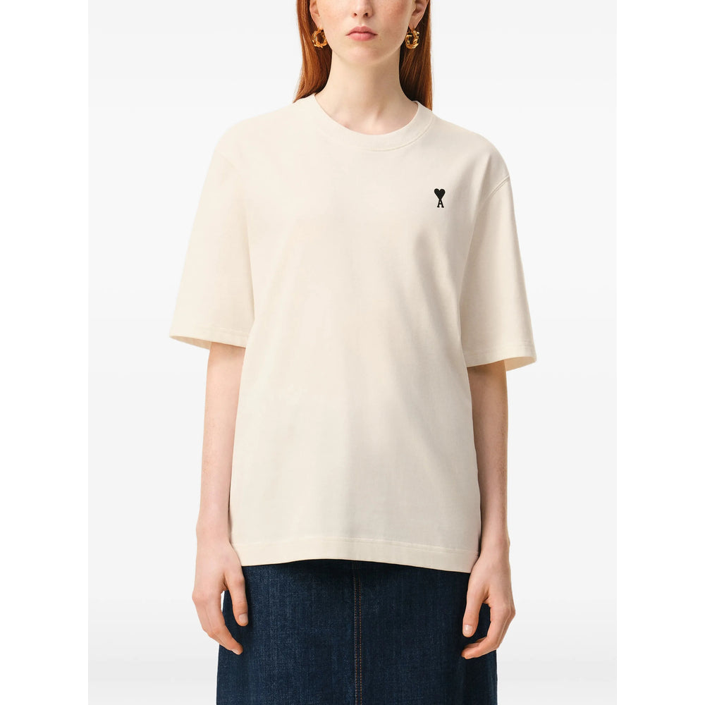 Ami Paris T Shirt - Neutro | e2635386d3d3332145e76b43eff2c9a4b75f8843
