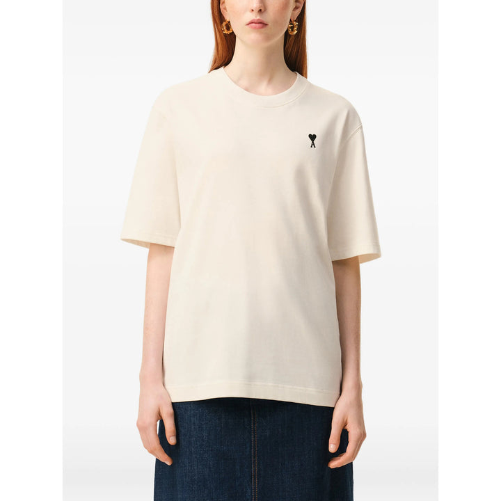 Ami Paris T Shirt - Neutro | e2635386d3d3332145e76b43eff2c9a4b75f8843