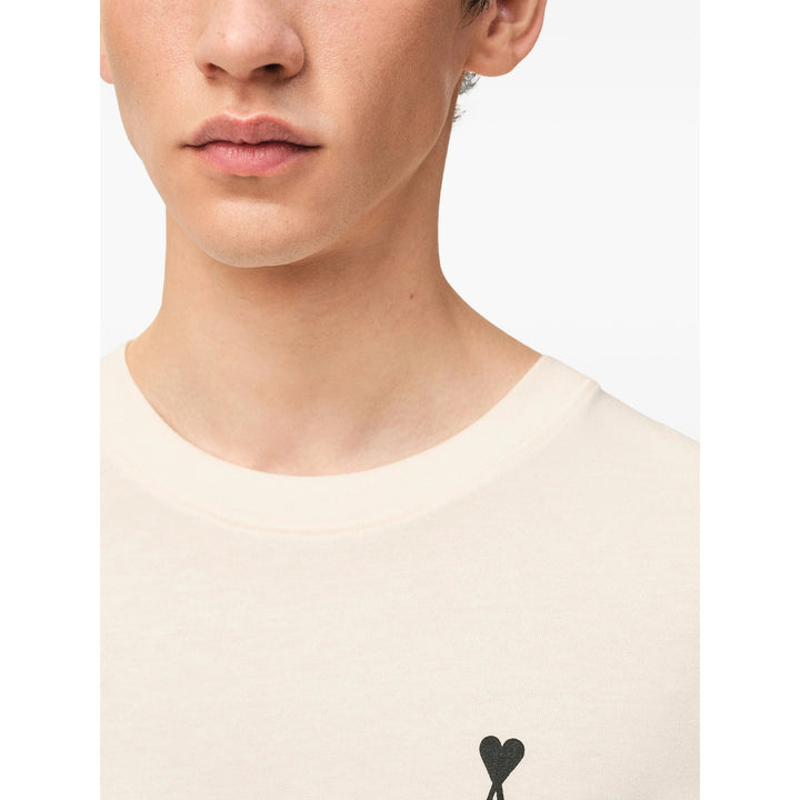 Ami Paris T Shirt - Neutro | a668526a1ed45c6c3fc7b4f5b6588f44f381f770