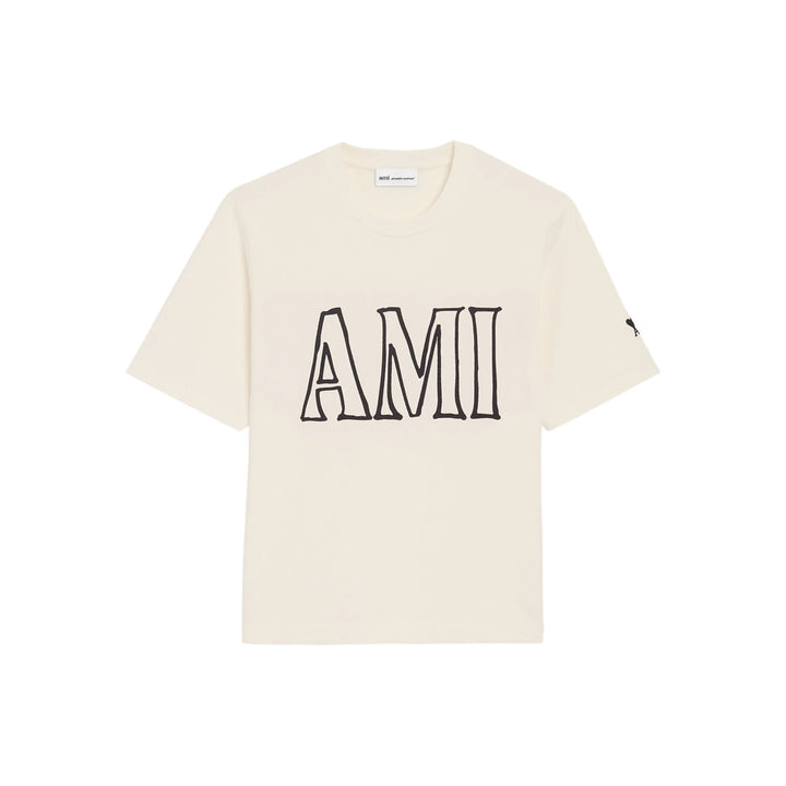 Ami Paris T Shirt - Neutro | 7fc9633ace37a6933335766abddfab954889bafa