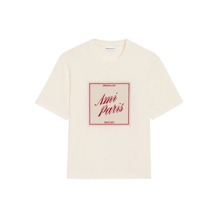 Ami Paris T Shirt - Neutro | f6df14d05977f1d0436700270efbefeac0dadd8f