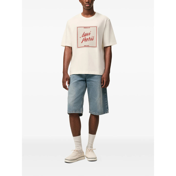 Ami Paris T Shirt - Neutro | e62ef9ef530d603f662e457e6f8eb516207b6f3a