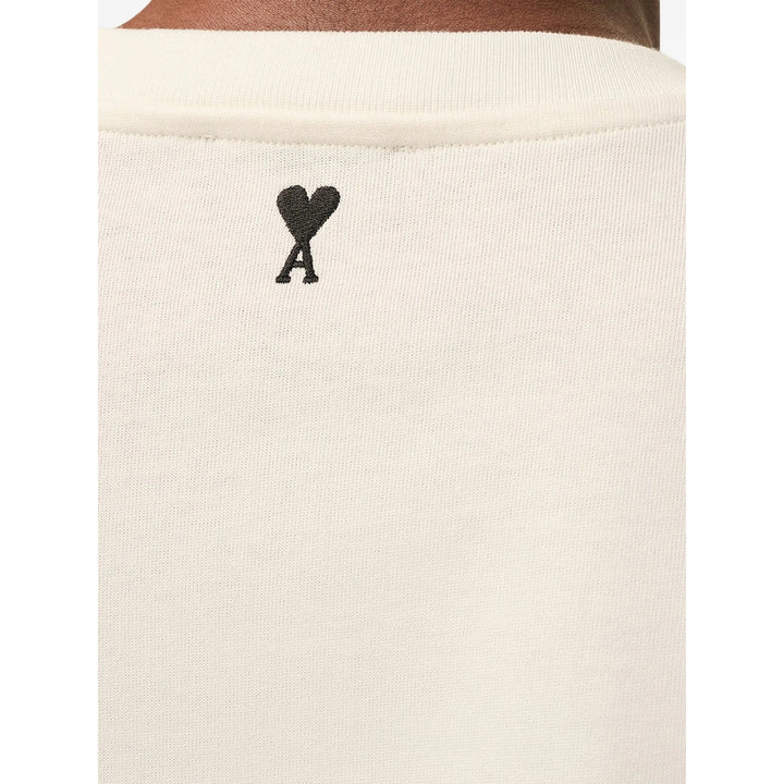 Ami Paris T Shirt - Neutro | f4c1357d6f52ea7cd2acaedf4fe5926aaa83f733
