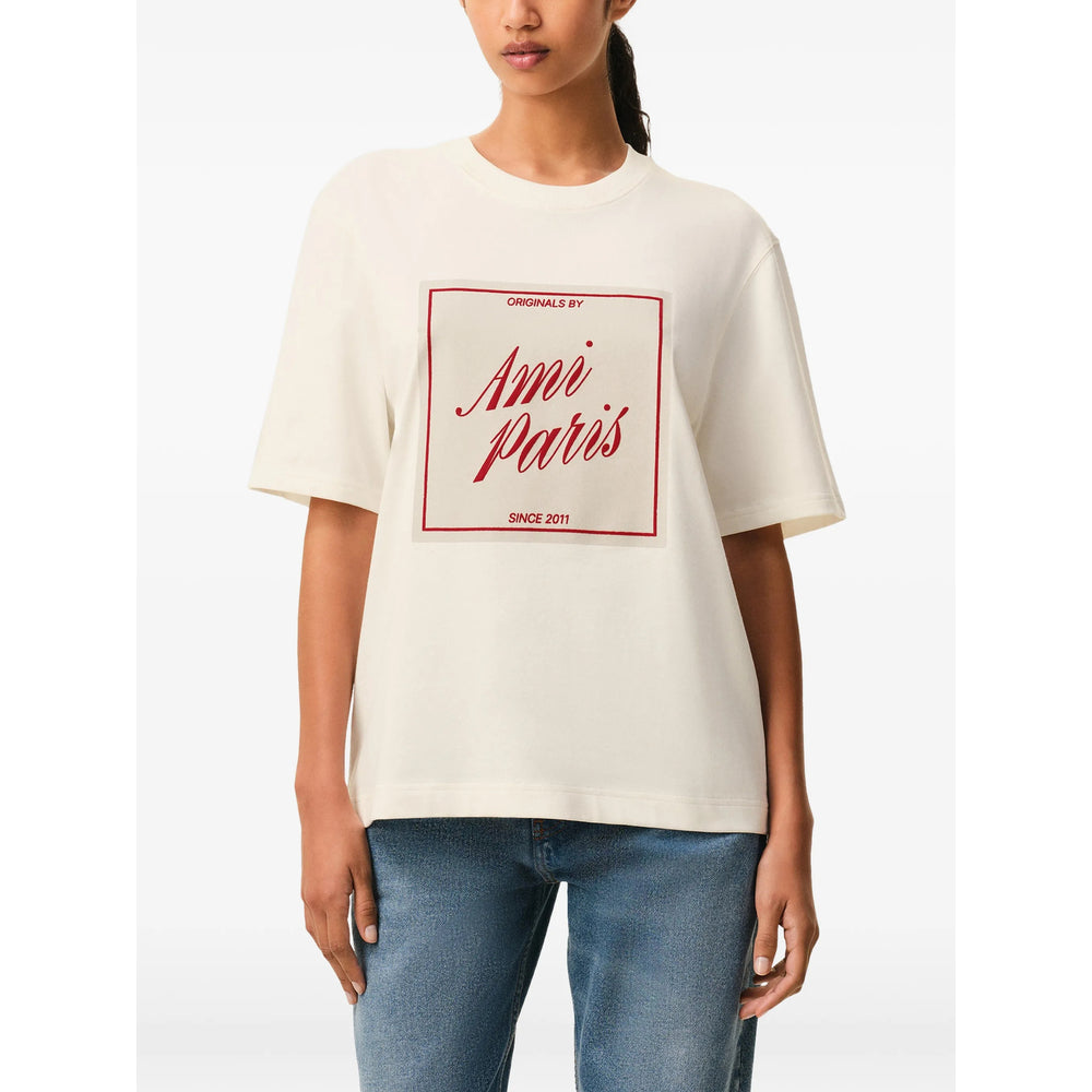 Ami Paris T Shirt - Neutro | 3419322cd2878481a8fd2994edfce95f54f475b8