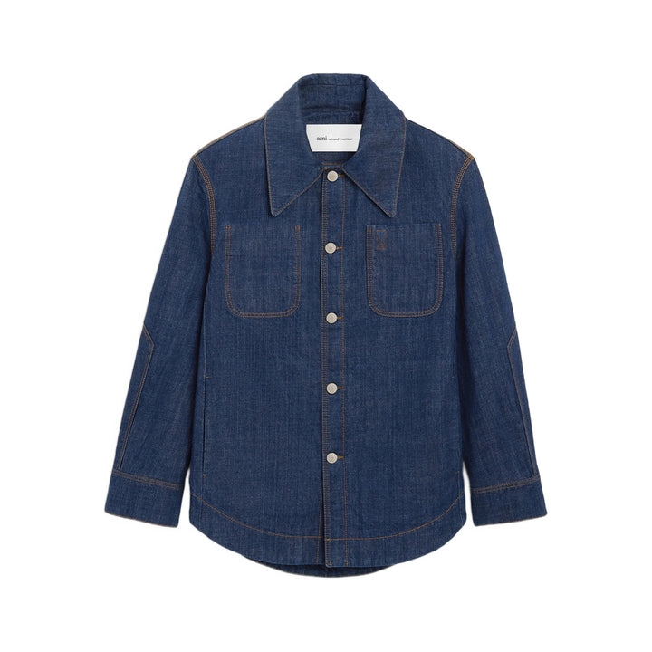 Ami Paris Outerwears - Blu | 248723a8f88e0e8f4d8732a76fa9174eea92a1bf