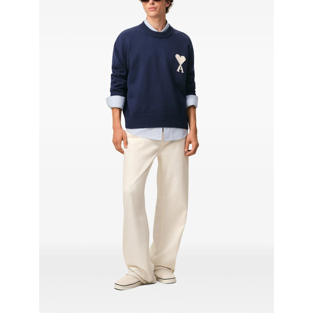Ami Paris Felpe - Blu | d71121d25ba6f659109a17790363e952373fcf45