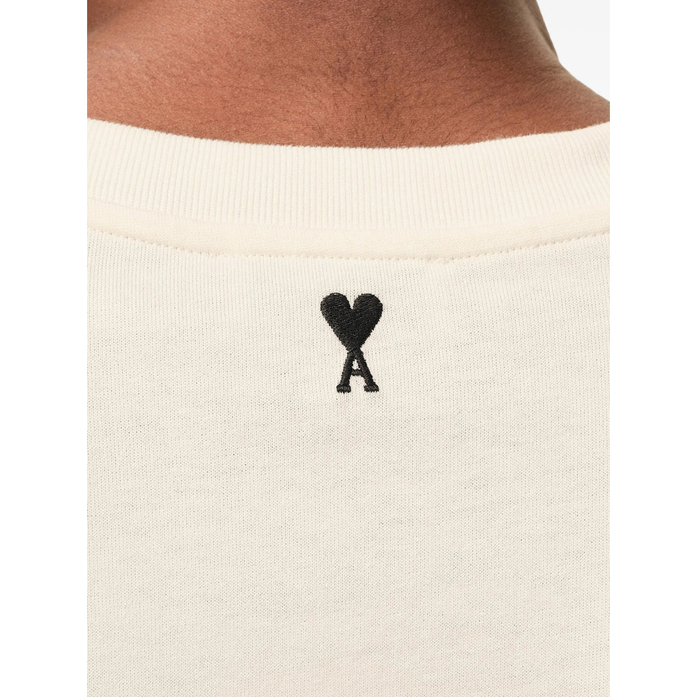 Ami Paris T Shirt - Neutro | 2e09ad65ffa73d4071009ee4a094b0fe7f8a6d8f