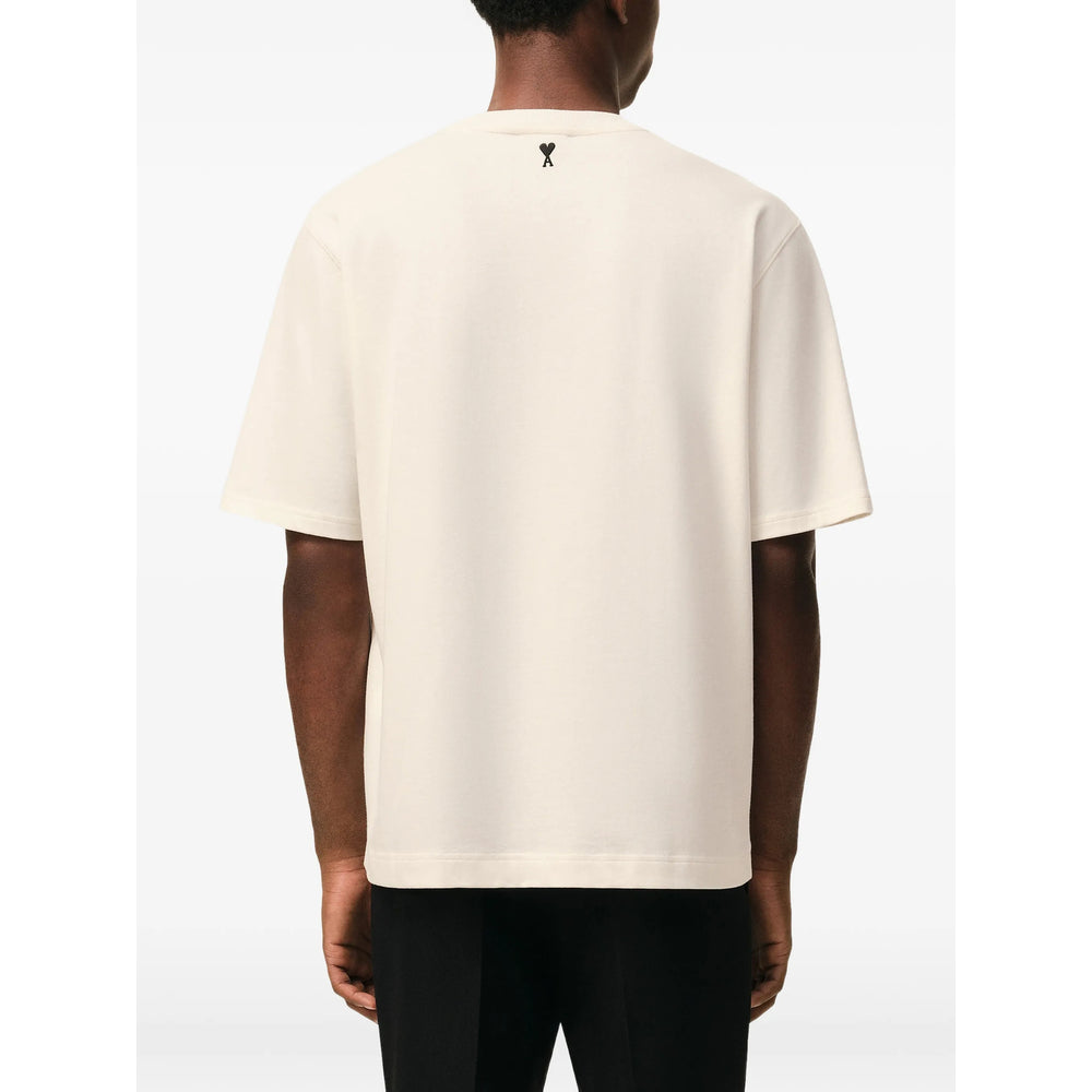 Ami Paris T Shirt - Neutro | 82a8e65261601c5607fc2b4e6fa50202635e0027