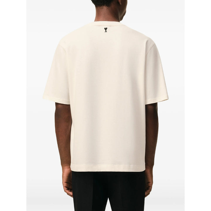 Ami Paris T Shirt - Neutro | 82a8e65261601c5607fc2b4e6fa50202635e0027