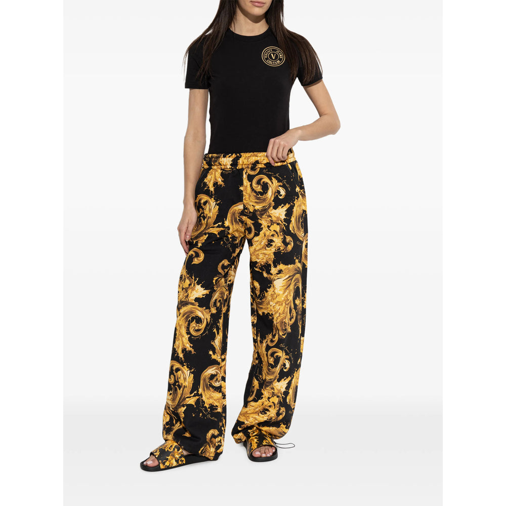 Versace Jeans Couture Pantaloni - Nero, Oro | f53f34c9eeeafd6821db2ad9fc42b33ea2df49e5