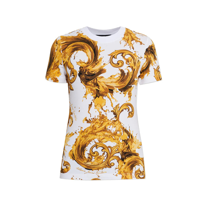 Versace Jeans Couture T Shirt - Giallo, Bianco | c141d84f8891ade58a40da8d94160abbd2797a31