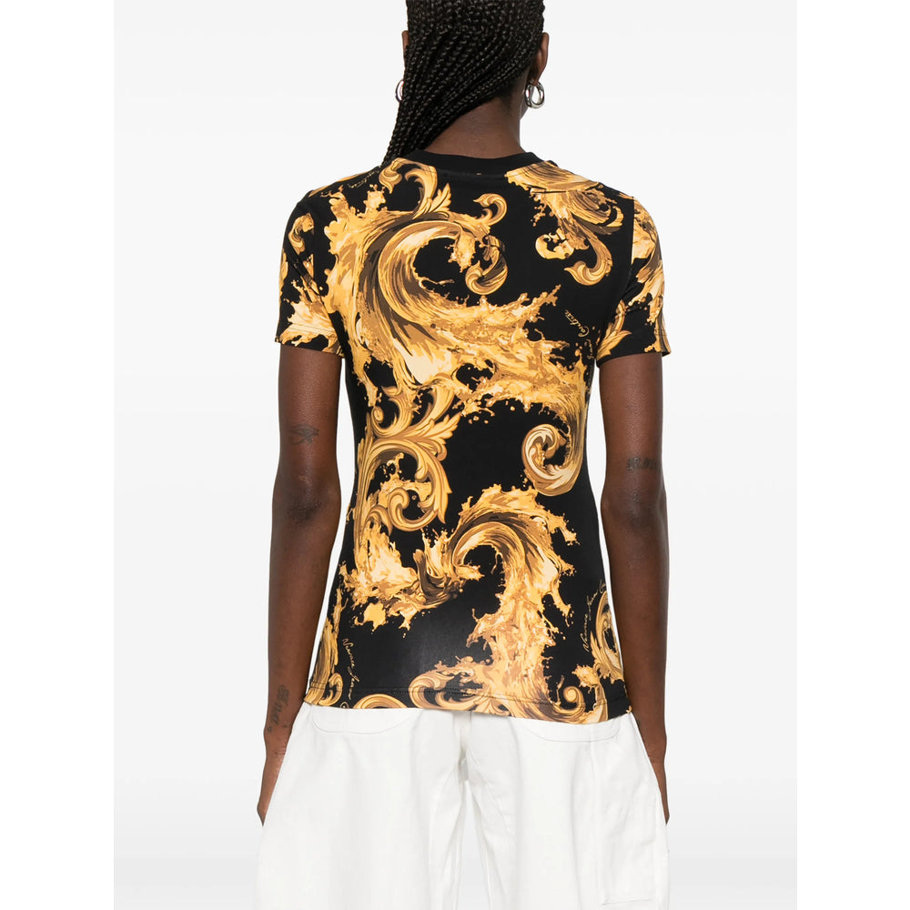 Versace Jeans Couture T Shirt - Nero, Oro | a24ea67a9c2bc9a8121d30afd132d3b8e515f585