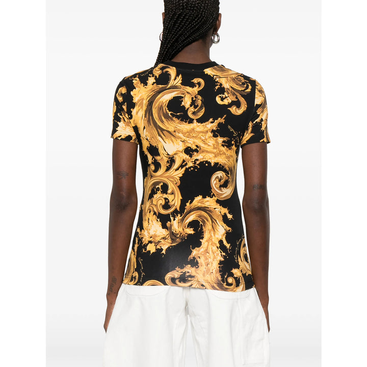 Versace Jeans Couture T Shirt - Nero, Oro | a24ea67a9c2bc9a8121d30afd132d3b8e515f585
