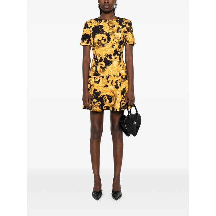 Versace Jeans Couture Abiti - Nero, Giallo | 1ed1a3dcc6d13bf3b4d1760edd66e456ad9db772