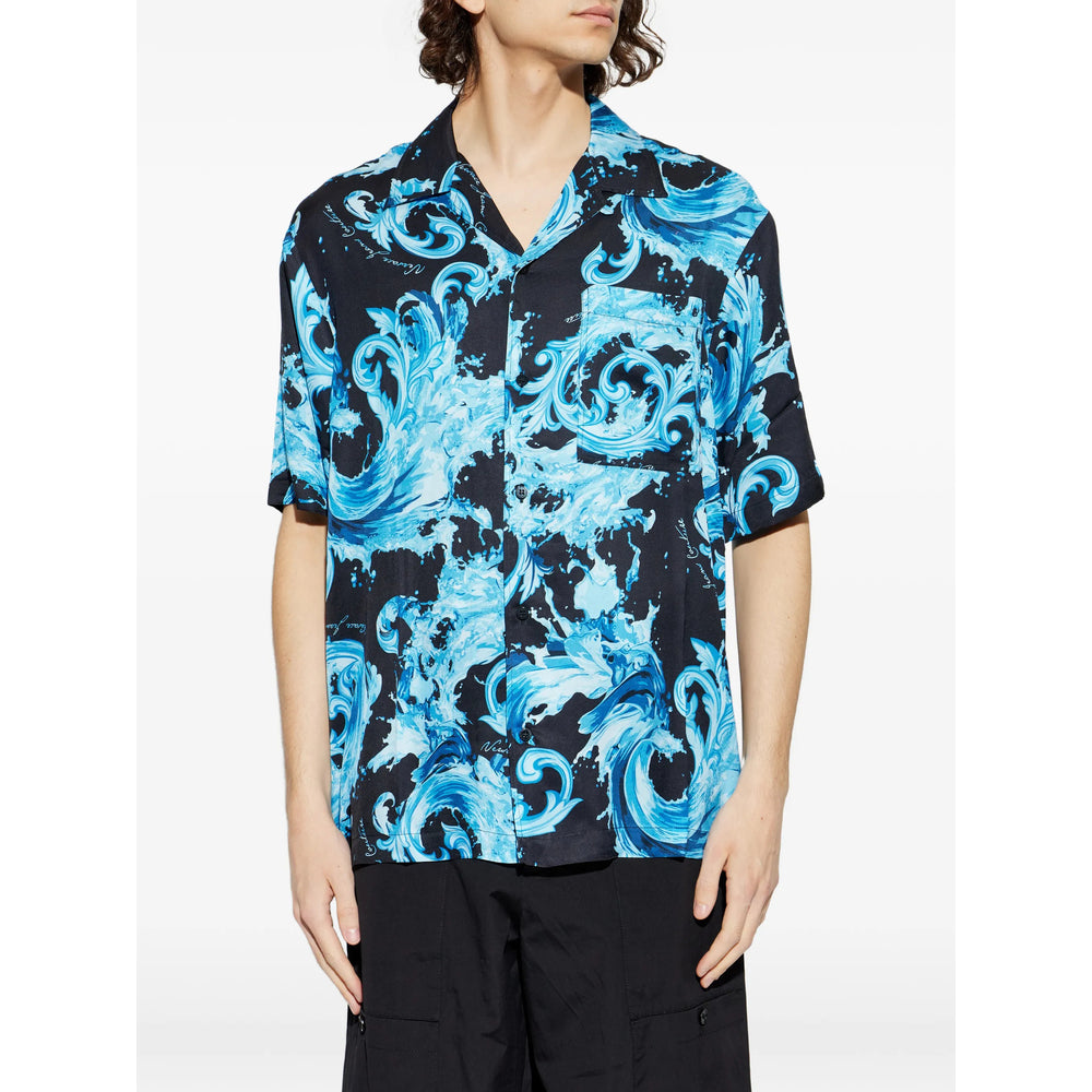 Versace Jeans Couture Camicie - Blu, Nero | 12c0d271555b52f7da2cd9b43d62c7ee32932242